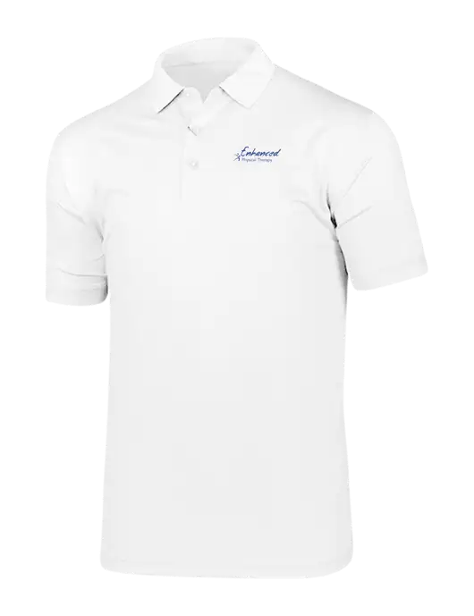 Callaway Vibrant Bright White Ventilated Polo w/Enhanced Logo