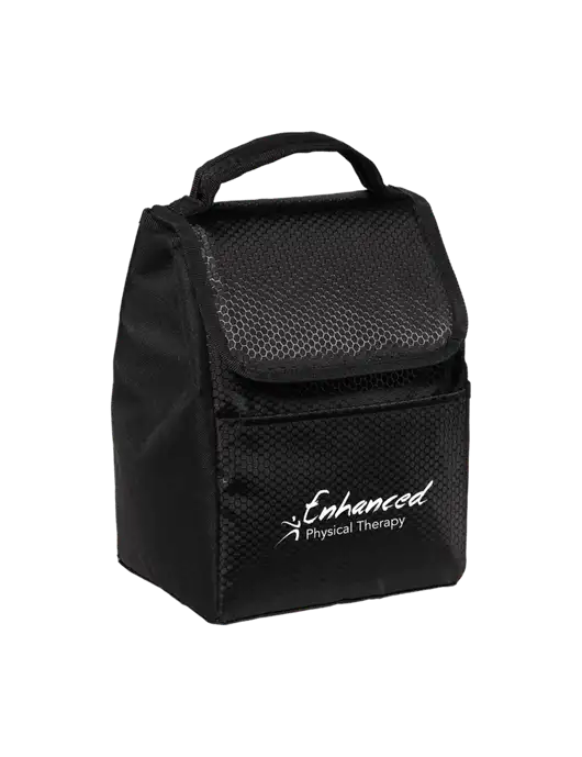 Lunch Bag Black Cooler w/Enhanced Logo