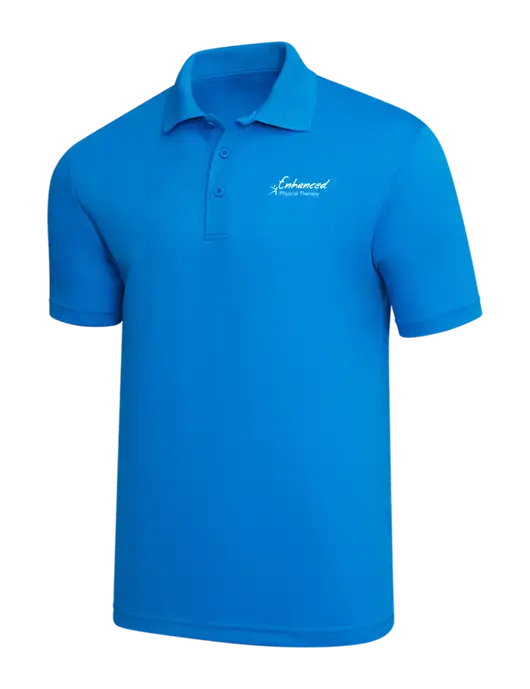 Sapphire Blue PosiCharge RacerMesh Polo w/Enhanced Logo