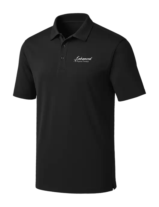 Black Silk Touch Performance Polo w/Enhanced Logo