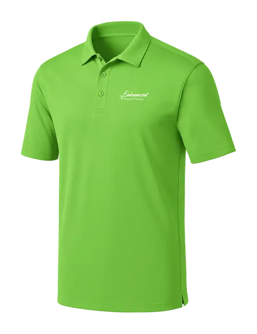 Light Kelly Green Silk Touch Performance Polo w/Enhanced Logo