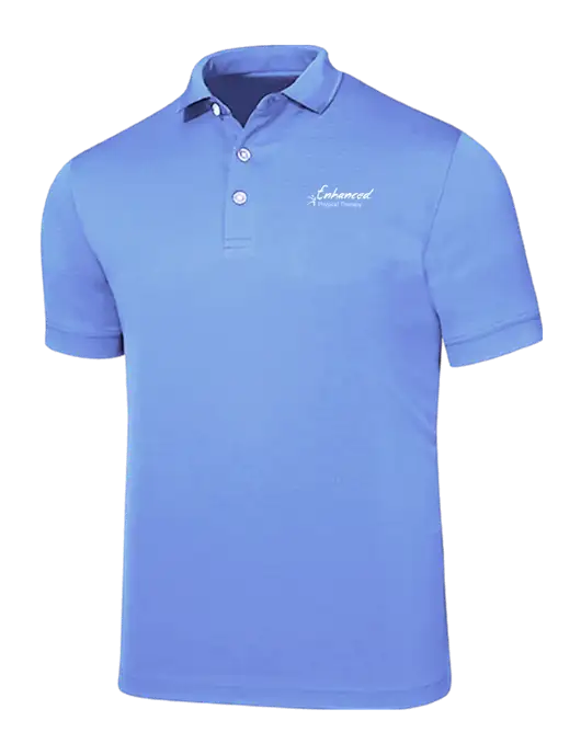 Callaway Ottoman Light Blue Polo w/Enhanced Logo