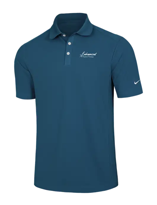 Nike Light Navy Dri-FIT Classic Polo w/Enhanced Logo