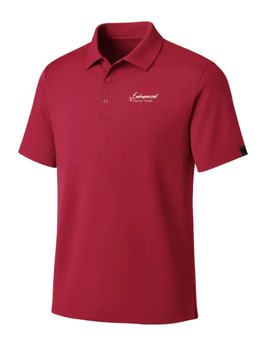 OGIO Red Framework Polo w/Enhanced Logo