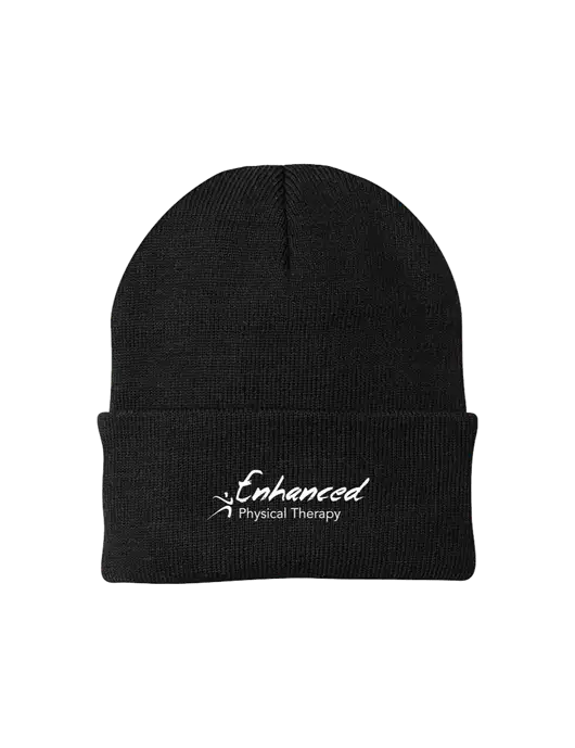 Black Knit Cap w/Enhanced Logo