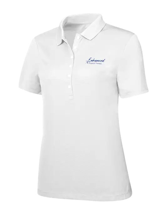 Callaway Womens Ottoman Bright White Polo w/Enhanced Logo