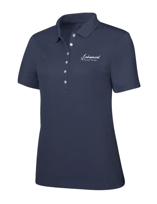 Callaway Womens Ottoman Navy Polo w/Enhanced Logo