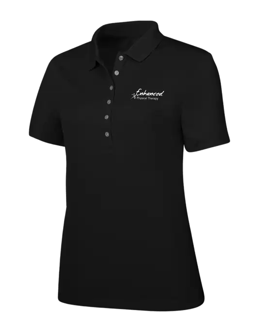 Callaway Womens Ottoman Black Polo w/Enhanced Logo