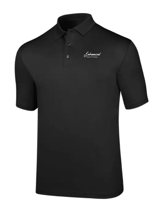 Callaway Opti-Dri Black Chev Polo w/Enhanced Logo