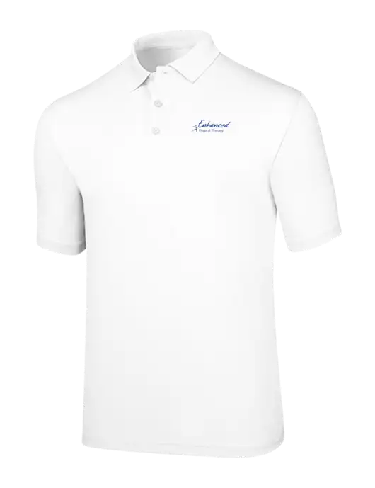 Callaway Opti-Dri White Chev Polo w/Enhanced Logo