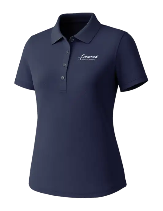 Callaway Womens Core Navy Performance Polo w/Enhanced Logo