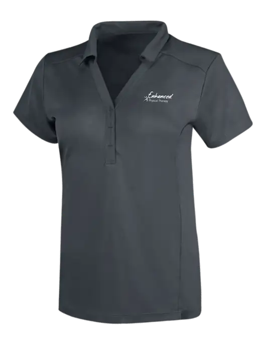 OGIO Dark Grey Womens Framework Polo w/Enhanced Logo