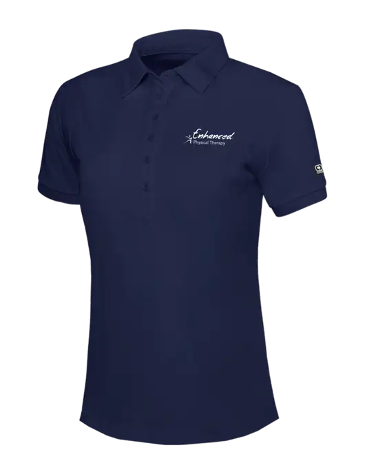 OGIO Womens Navy Jewel Polo w/Enhanced Logo