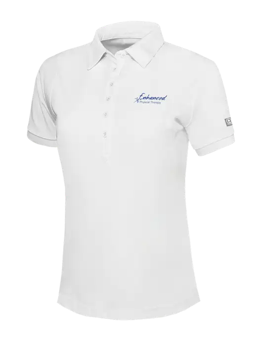 OGIO Womens Bright White Jewel Polo w/Enhanced Logo