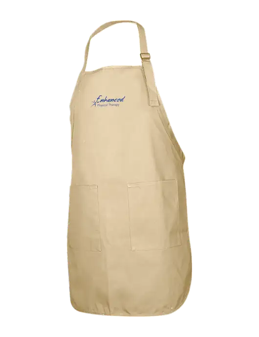 Full-Length Stone Apron With Pockets w/Enhanced Logo