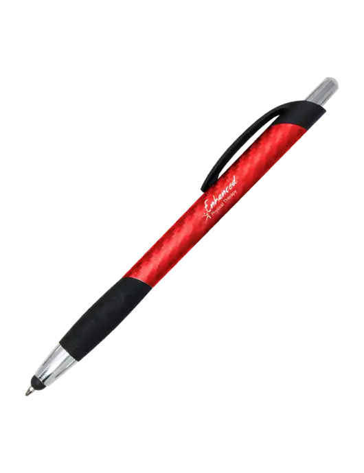 Sunray Red Stylus Pen - Black Ink w/Enhanced Logo