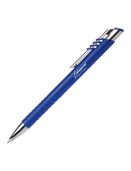 Schirhart Blue Pen - Black Ink w/Enhanced Logo