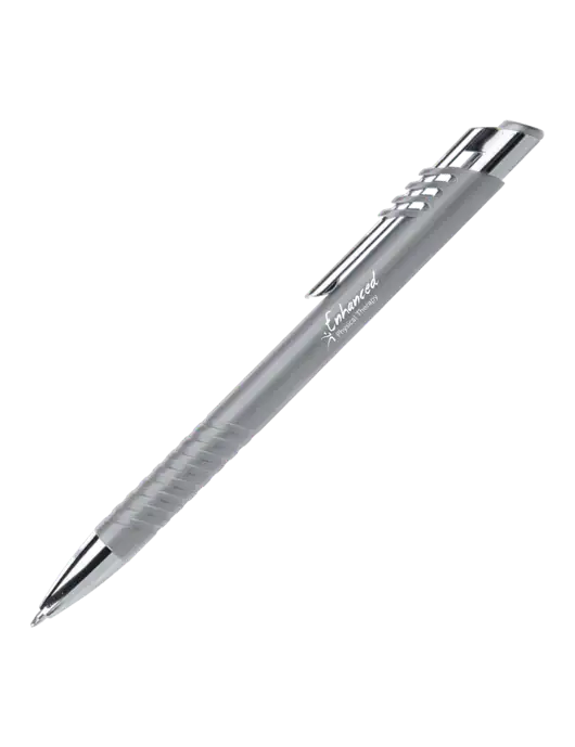 Schirhart Grey Pen - Black Ink w/Enhanced Logo