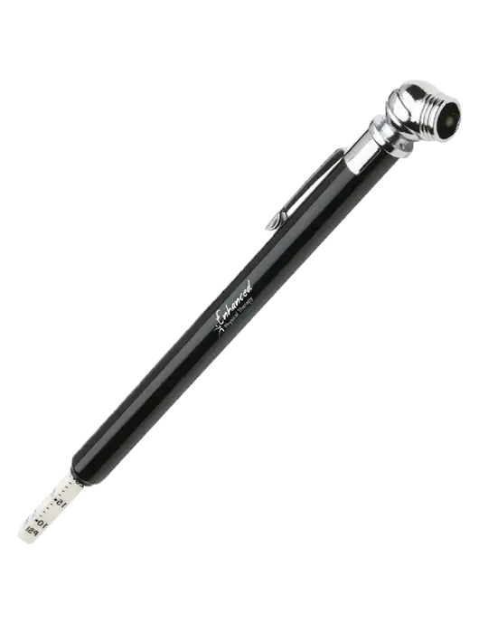Quick View Black Tire Gauge w/Enhanced Logo