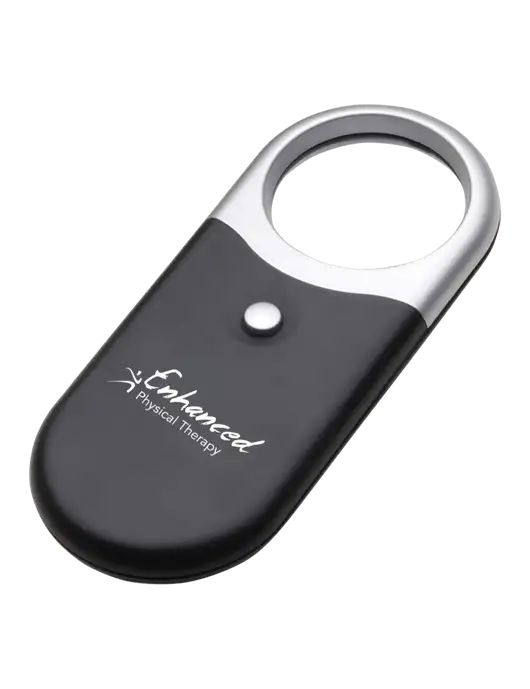 Compact Black Magnifier Light w/Enhanced Logo