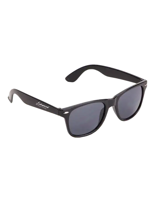Daytona Black Sunglasses w/Enhanced Logo