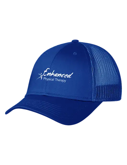 Royal Mesh Trucker Cap Snap Back w/Enhanced Logo