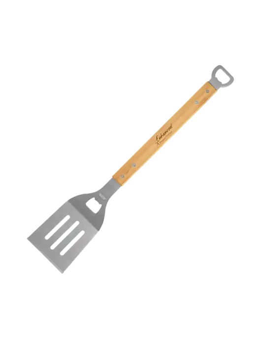 Bamboo BBQ Spatula w/Enhanced Logo