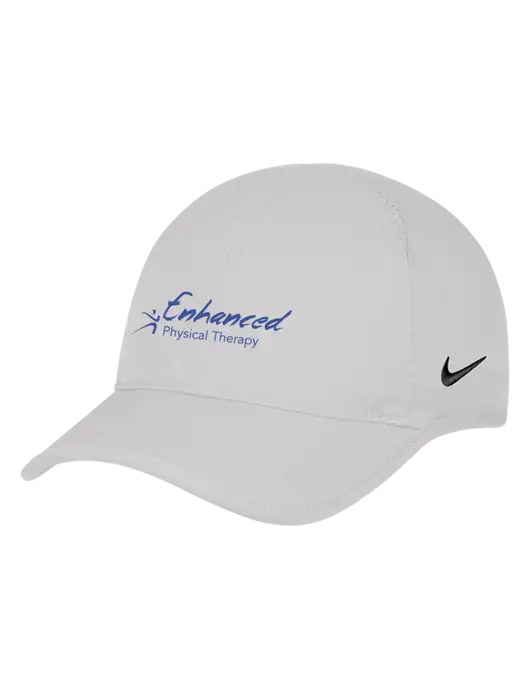 Nike White Featherlight Cap w/Enhanced Logo