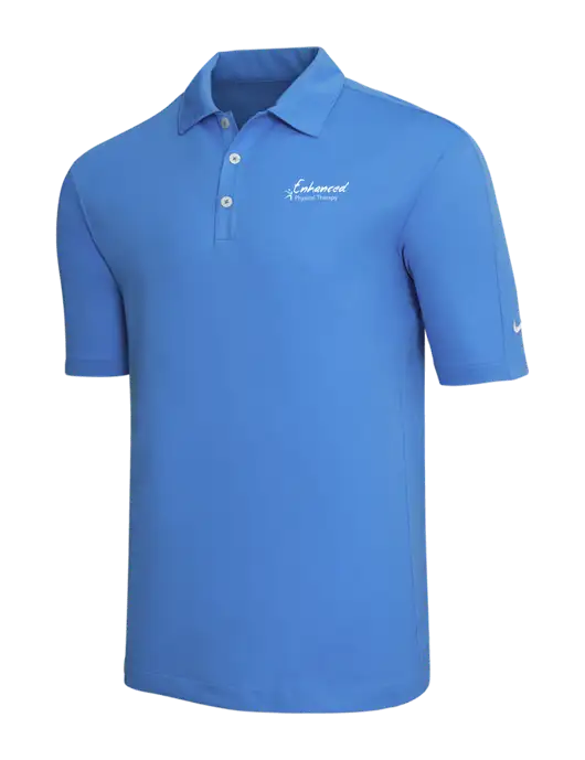 Nike Light Royal Blue Tech Sport Dri-FIT Polo w/Enhanced Logo