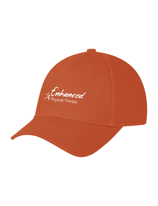 Burnt Orange Structured Cap Hook & Loop w/Enhanced Logo