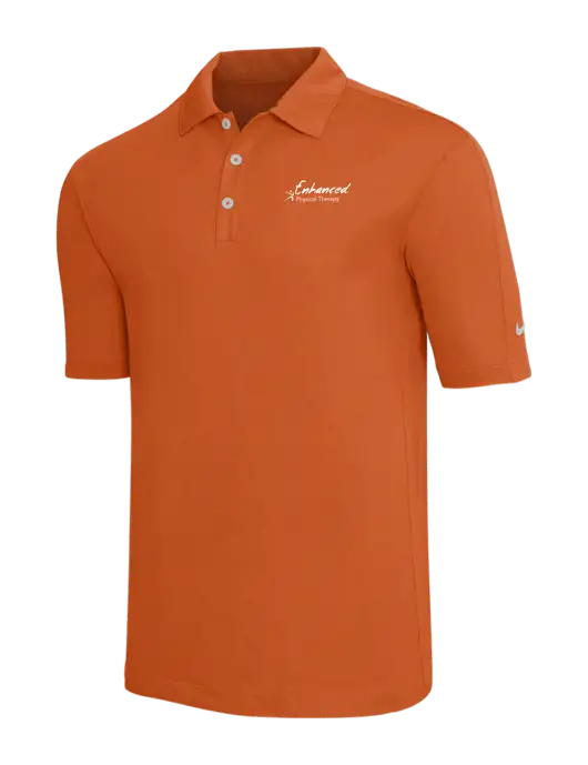 Nike Orange Tech Sport Dri-FIT Polo w/Enhanced Logo
