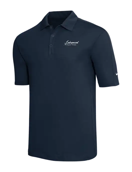 Nike Navy Tech Sport Dri-FIT Polo w/Enhanced Logo