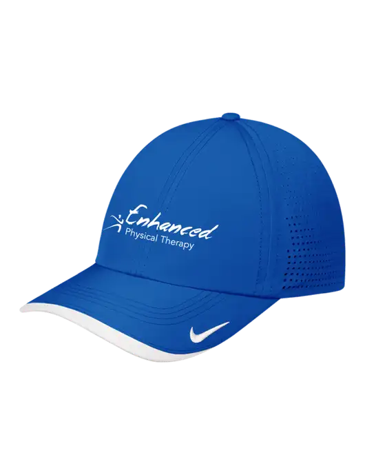 Nike Royal/White Dri-FIT Perforated Performance Cap w/Enhanced Logo