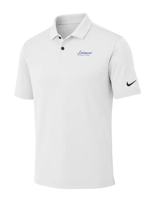 Nike White Dri-FIT Vapor Polo w/Enhanced Logo