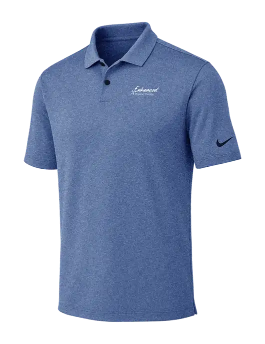 Nike Dark Royal Heather Dri-FIT Vapor Polo w/Enhanced Logo