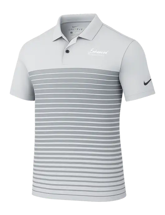 Nike Light Grey Dri-FIT Vapor Block Polo w/Enhanced Logo