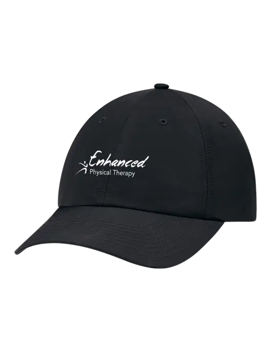 Richardson Relaxed Performance Lite Black Cap w/Enhanced Logo