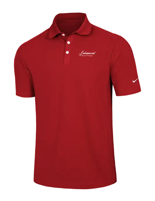 Nike Red Dri-FIT Classic Polo w/Enhanced Logo