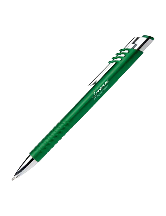 Schirhart Green Pen - Black Ink w/Enhanced Logo